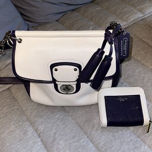 Coach crossbody and wallet set